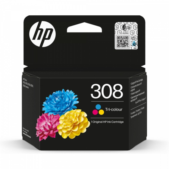 HP INC Tusz 308 Trójkolorowy 7FP20UE - 7FP20UE