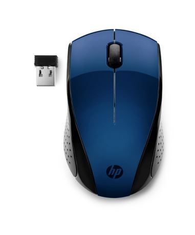HP INC Bezprzewodowa mysz 220 niebieska 7KX11AA - 7KX11AA