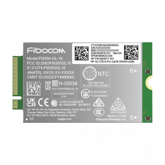 HP INC Modem 4G LTE-AP WWAN AM5R3AA  - AM5R3AA