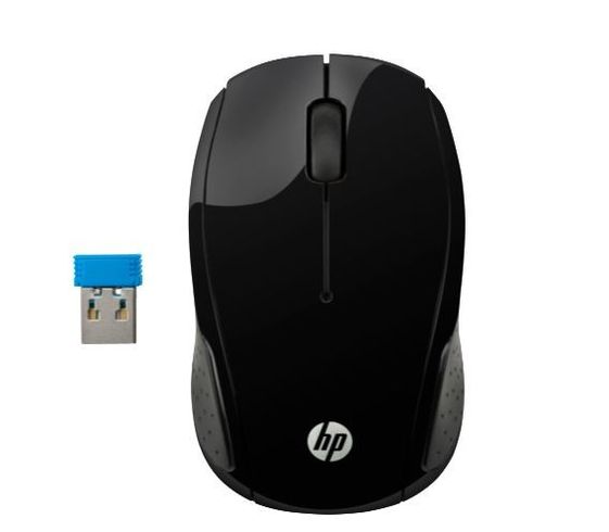 HP INC Mysz bezprzewodowa 200 Black X6W31AA - X6W31AA