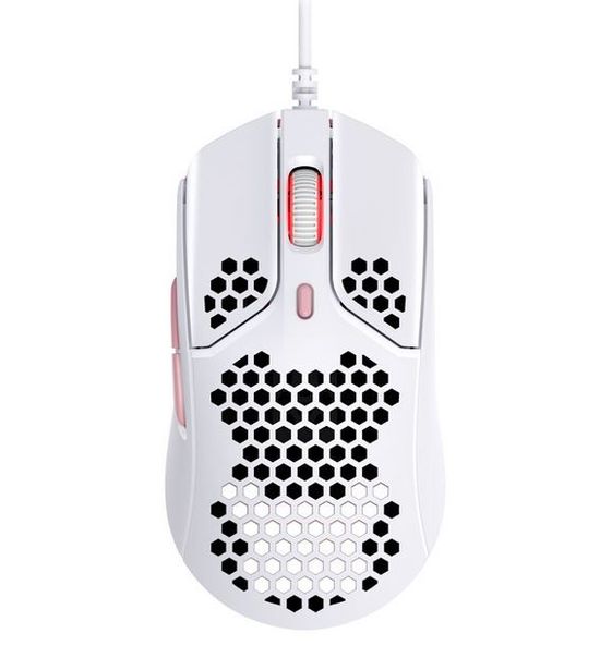 HYPERX Mysz gamingowa Pulsefire Haste biało-różowa - 4P5E4AA