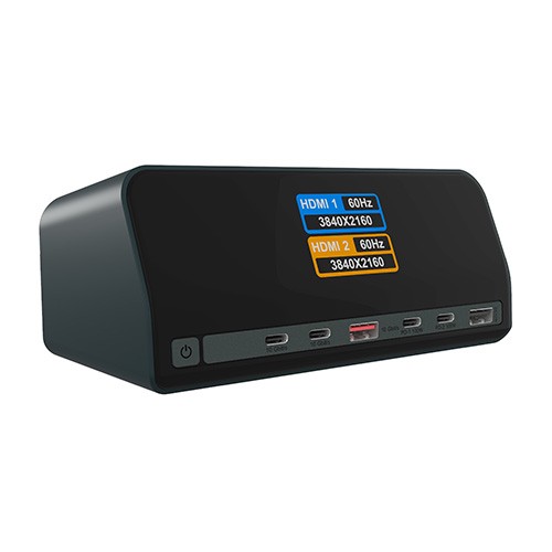ICYBOX Stacja dokująca IB-DK2300-CH 11w1 USB, HDMI, 100W PD, LAN - IB-DK2300-CH