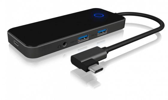 ICYBOX Stacja dokująca IB-DK4025-CPD 8w1 HDMI Audio 2xUSB CR  - IB-DK4025-CPD