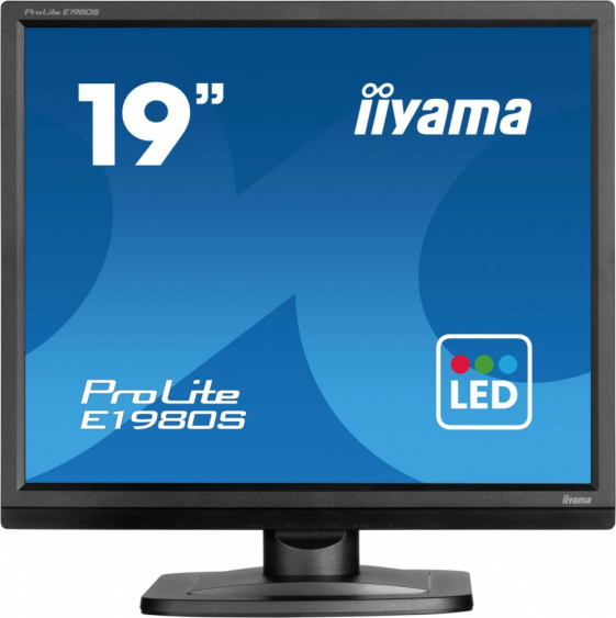 IIYAMA Monitor 19 cali E1980S-B1 HDMI DP 250cd 3ms  - E1980S-B1