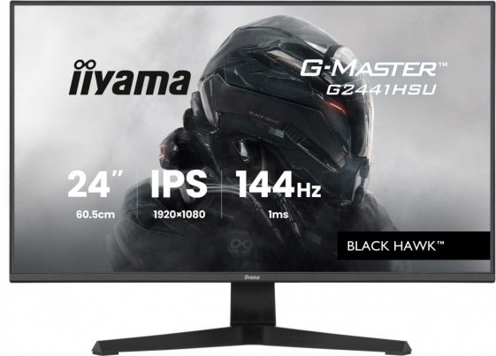 IIYAMA Monitor 23,8 cala G2441HSU-B1 IPS,FHD,144Hz,1ms,2xUSB,350cd,HDMI,DP  - G2441HSU-B1