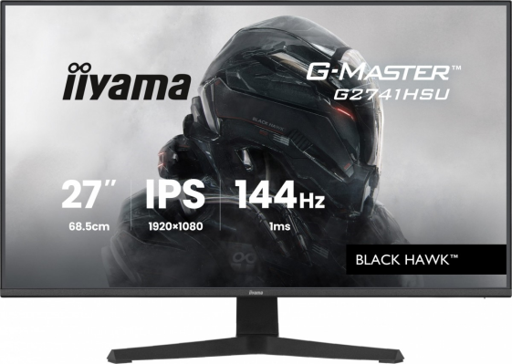 IIYAMA Monitor 27 cali G2741HSU-B1 IPS,FHD,144Hz,1ms,2xUSB, 350cd,HDMI,DP - G2741HSU-B1