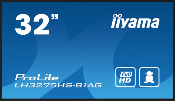 IIYAMA Monitor 32 cale LH3275HS-B1AG 24/7, IPS, ANDROID 11, FHD  - LH3275HS-B1AG