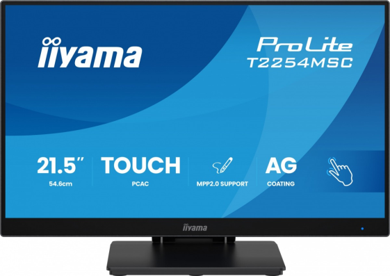 IIYAMA Monitor 24 cale T2254MSC-B2AG  POJ.10PKT.IPS,POWŁOKA AG, 300cd, FHD,  HDMI,DP,2xUSB,7H  - T2254MSC-B2AG