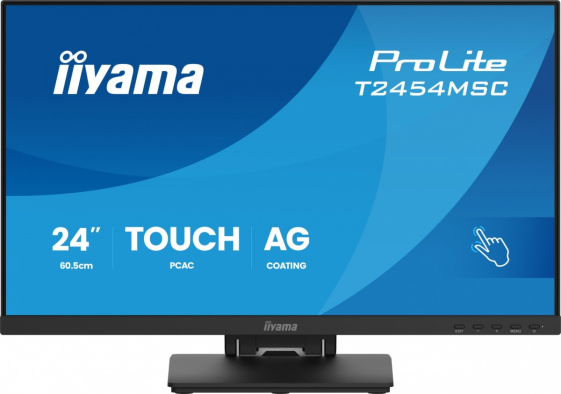 IIYAMA Monitor 24 cale T2454MSC-B3AG 10 PKT. POJ,IPS,HDMI,DP,300cd,FHD,2xUSB,2x2W,  - T2454MSC-B3AG
