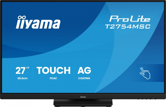 IIYAMA Monitor 27 cali ProLite T2754MSC-B2AG POJ.10PKT.IPS,Powłoka AG, FHD,300cd,2x2W - T2754MSC-B2AG