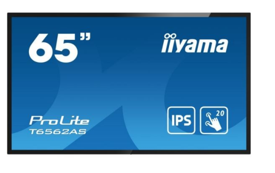 IIYAMA Monitor wielkoformatowy 65 cali T6562AS-B1 POJ.20PKT.24/7,IPS,500cd,ANDROID8.0 - T6562AS-B1