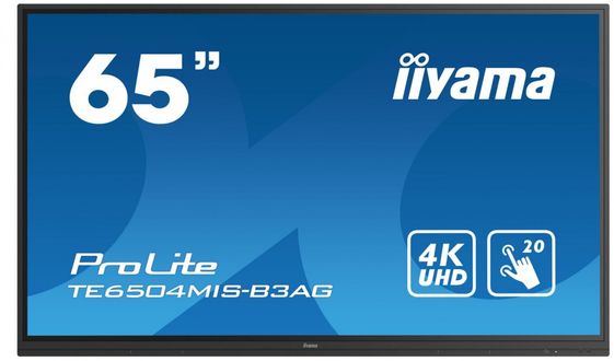 IIYAMA Monitor wielkoformatowy 65 cali TE6504MIS-B3AG INFRARED,4K,IPS,24/7,WiFi,7H,OPS SLOT  - TE6504MIS-B3AG
