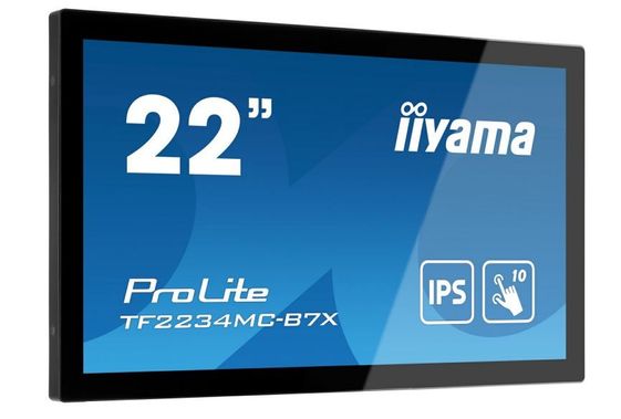 IIYAMA Monitor wielkoformatowy 21.5 cala TF2234MC-B7X IPS,POJ.10PKT.HDMI,DP.VGA,IP65,7H  - TF2234MC-B7X