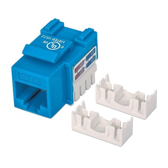 INTELLINET Moduł Keystone Cat6 UTP RJ45 zaciskany niebieski - 210737