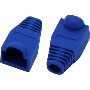 INTELLINET Osłonka na wtyk RJ45, opakowanie 10szt., niebieska - 504393