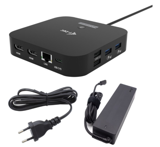 I-TEC Stacja dokująca USB-C 2x HDMI Dock PD + Ładowarka 100W  - C31DUALHDMIDPD100