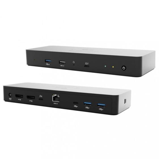 I-TEC Stacja dokująca Thunderbolt 4 Intelligent Dual Display Power Delivery 90W 2x DP Video TB AUDIO LAN  USB-A 10Gbps USB-C 10 Gbps Kensington lock - TB4INTGDUAL4KDOCPD