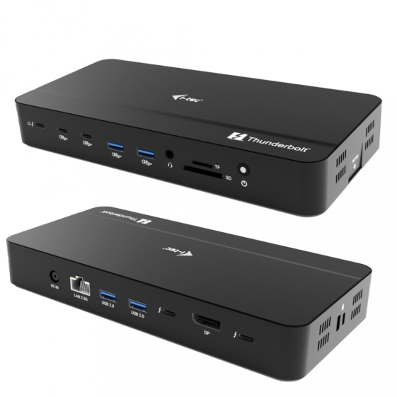 I-TEC Stacja dokująca Thunderbolt 5 Triple Display Docking Station M.2 slot 6xUSB 2.5 GLAN PD 140W - TB5TRIPLEDOCKM2PD