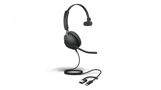 JABRA Słuchawki Evolve2 40 SE USB-A/C MS Mono - 24189-899-799