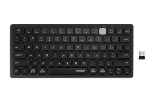 KENSINGTON Klawiatura bezprzewodowa kompaktowa Multi device Dual UK - K75502UK
