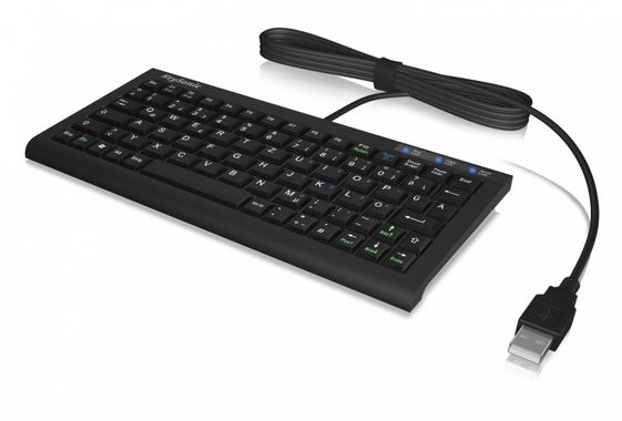 KEYSONIC Klawiatura Mini ACK-3400U (US) Layout US, SoftSkin USB - ACK-3400U (US)