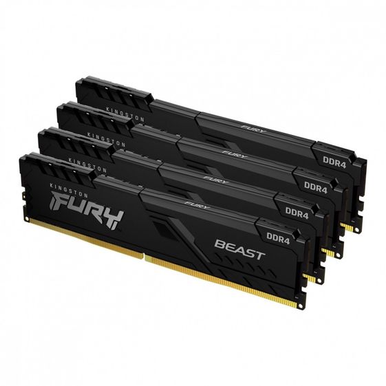 KINGSTON Pamięć DDR4 Fury Beast 16GB(4*4GB)/3200  CL16 - KF432C16BBK4/16