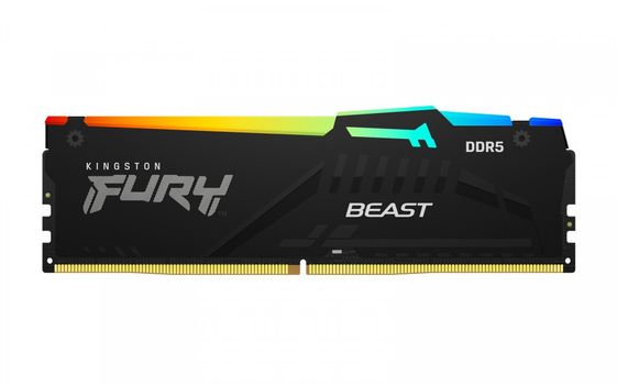 KINGSTON Pamięć DDR5 Fury Beast RGB 32GB(1*32GB)/5200 CL40 - KF552C40BBA-32