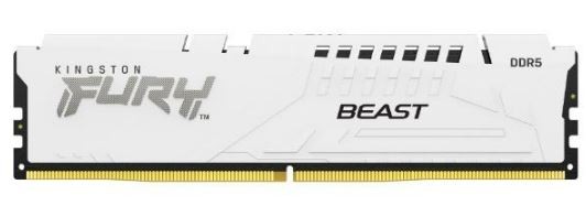 KINGSTON Pamięć DDR5 Fury Beast 128GB(4*32GB)/5600 CL40 biała - KF556C40BWK4-128