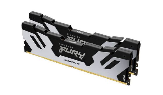KINGSTON Pamięć DDR5 Fury Renegade Silver  32GB(2*16GB)/6400  CL32  - KF564C32RSK2-32