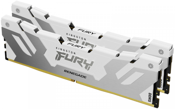 KINGSTON Pamięć DDR5 Fury Renegade White 32GB(2*16GB)/6400 CL32  - KF564C32RWK2-32