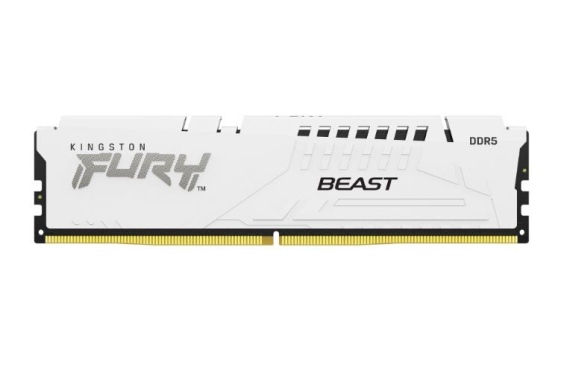 KINGSTON Pamięć DDR5 Fury Beast 16GB(1*16GB)/6800 CL34 EXPO biała - KF568C34BWE-16