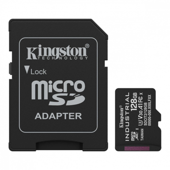 KINGSTON Karta pamięci microSD 128GB CL10 UHSI Industrial  - SDCIT2/128GB