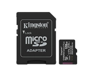 KINGSTON Karta pamięci microSD 128GB Canvas Select+ G3 150MB/s Adapter  - SDCS3/128GB
