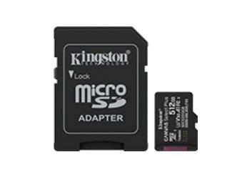 KINGSTON Karta pamięci microSD 512GB Canvas Select+ G3 150MB/s Adapter  - SDCS3/512GB