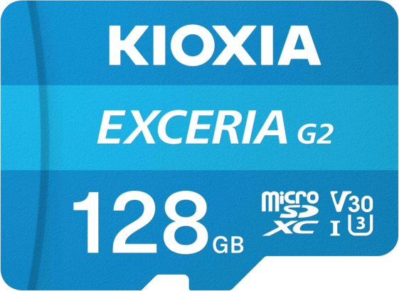 KIOXIA Karta microSD 128GB Gen2 UHS-I U3 V30 adapter Exceria - LMEX2L128GG2