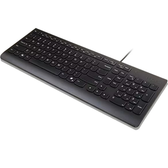 LENOVO Klawiatura przewodowa Essential czarna US English 4Y41R64633  - 4Y41R64633