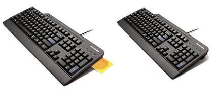 LENOVO Klawiatura USB Smartcard Keyboard - US English with Euro symbol 4X30E51041 - 4X30E51041