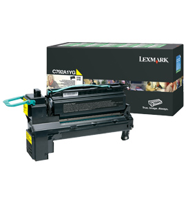 LEXMARK Toner C792/X792 żółty 6k C792A1YG - C792A1YG
