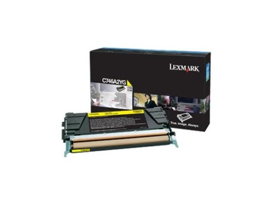 LEXMARK Toner C746/C748 żółty C746A3YG  - C746A3YG