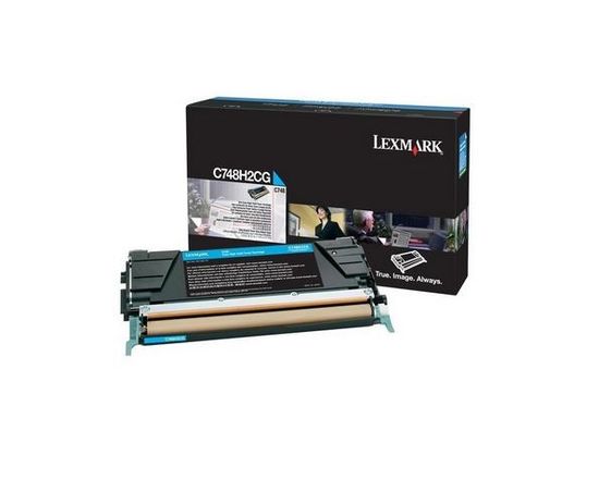 LEXMARK Toner C748 Corporate C748H3CG cyan - C748H3CG