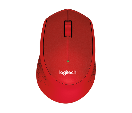 LOGITECH M330 Silent Plus Mouse Czerwony  910-004911 - 910-004911