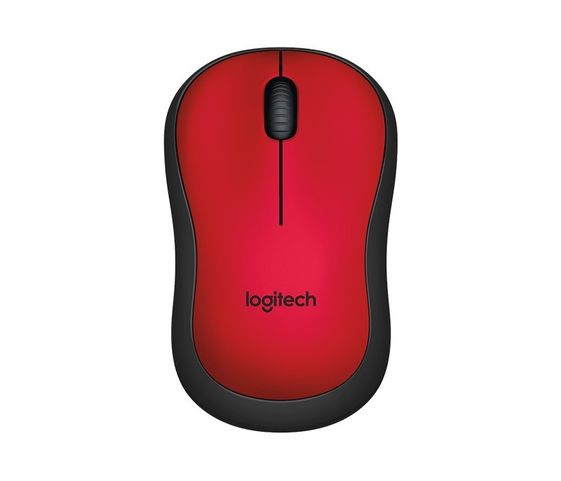 LOGITECH M220 Silent Mouse Czerwony     910-004880 - 910-004880