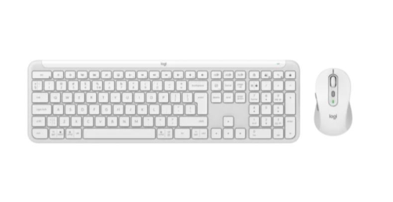 LOGITECH Zestaw klawiatura i mysz MK950 Signature Slim Combo Białawy US - 920-012491