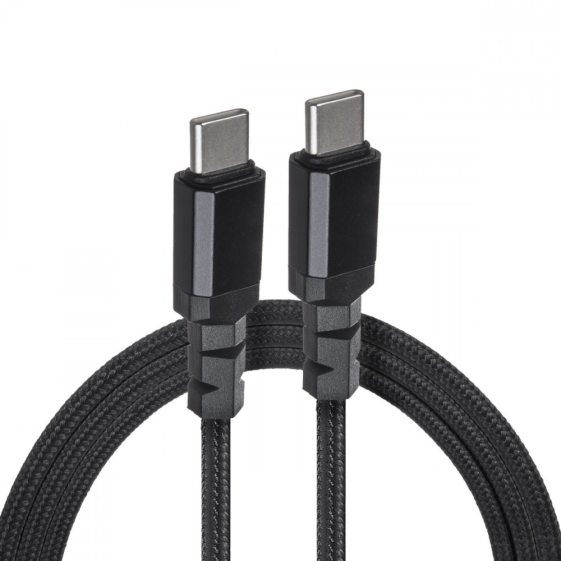 MACLEAN Kabel 2x USB-C 100W 2m wspierający PD przesył danych do 10Gbps MCE492 Czarny - MCE492