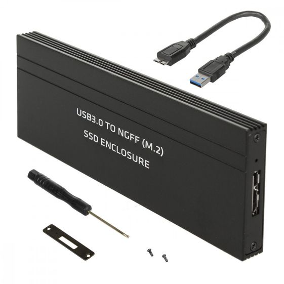 Obudowa dysku twardego USB 3.0 dla dysków twardych M.2 SDD NGFF Maclean MCE582  - MCE582