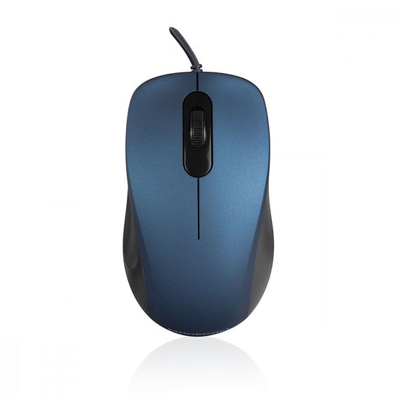 MODECOM M10S SILENT NIEBIESKA PRZEWODOWA MYSZ OPTYCZNA - M-MC-M10S-400