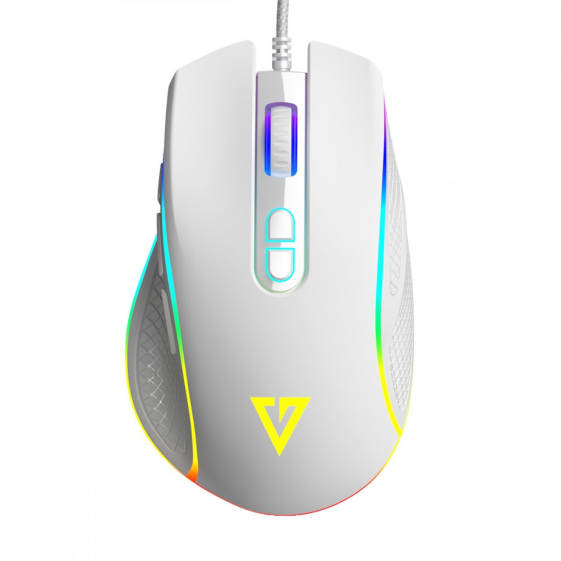 MODECOM Mysz przewodowa optyczna VOLCANO VELES Biała - M-MC-VELES-200
