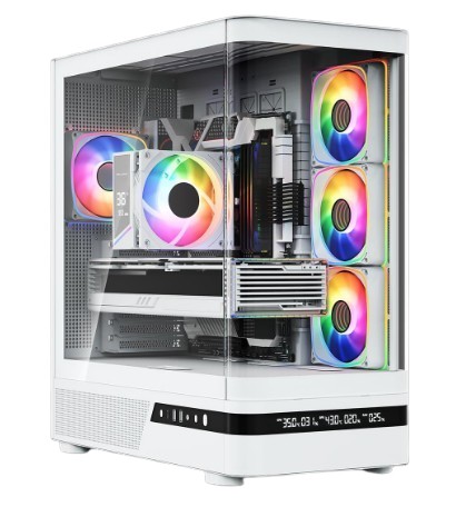 MODECOM Obudowa Volcano AQ200 ARGB MIDI WHITE - MC-A-AQ200-4FA-W