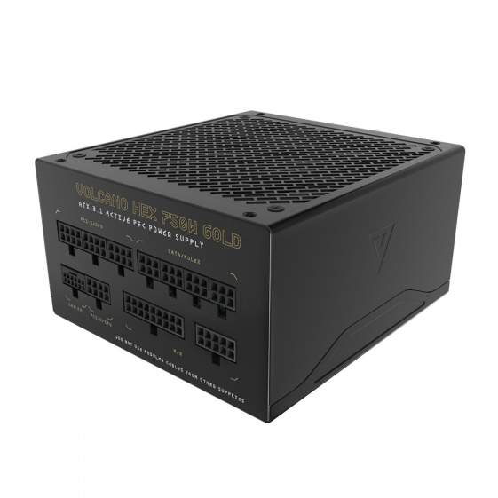 MODECOM Zasilacz komputerowy Volcano HEX 750W Gold ATX 3.1  - ZAS-MC-HEX-0750-GOLD