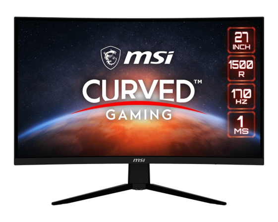 MSI Monitor 27 cali G273CQ LED/QHD/Curved/170Hz/czarny - G273CQ